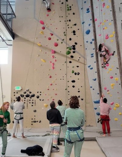 Family Pajamas at Movement Climbing Gym Denver Colorado