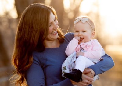 Girl with Mother