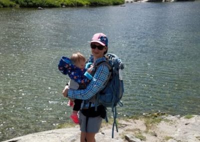 Mom Hiking with a Baby in Colorado 06